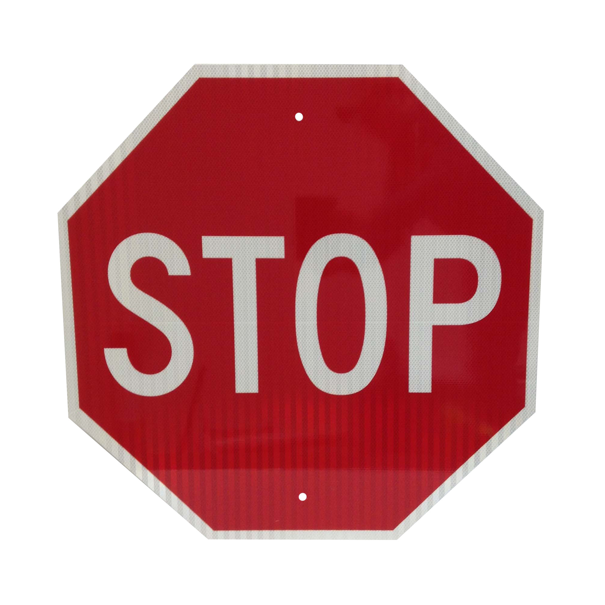 Eastern Metal, 30in. .080 Aluminum High Intensity Sign, Height 30 in, Width 30 in, Model# 30OCTX080-HI/AL